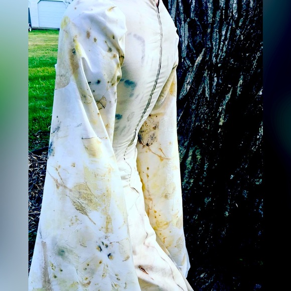 EveSkywalker Eco-Print Dress NWT Sz.6 - Picture 3 of 4